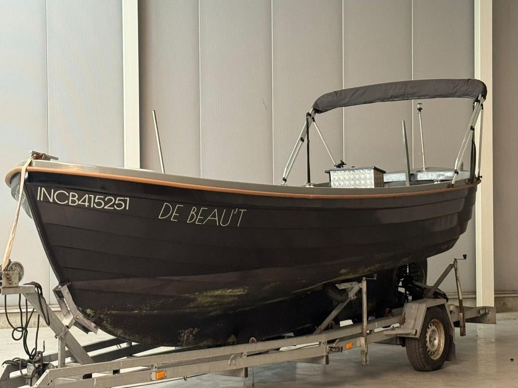 Sloep - Tender 'De B'eaut', Watersport en Boten, Ophalen, Gebruikt, Binnenboordmotor, Diesel