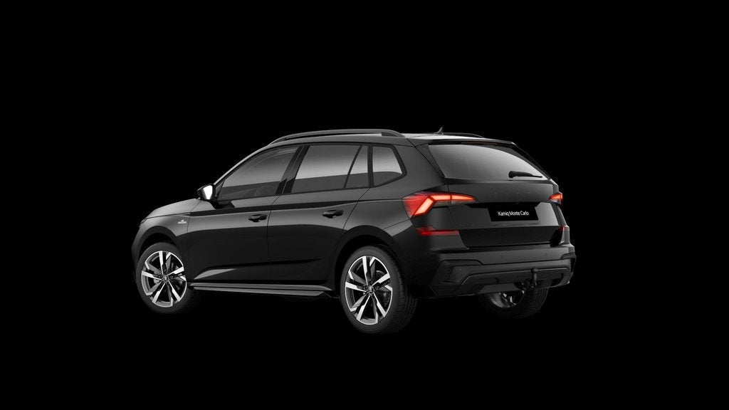 Skoda Kamiq 1.0 TSI 115pk DSG Monte Carlo | Winter Premium P, Auto's, Skoda, 12 maanden, Zwart, Bedrijf, Nieuw