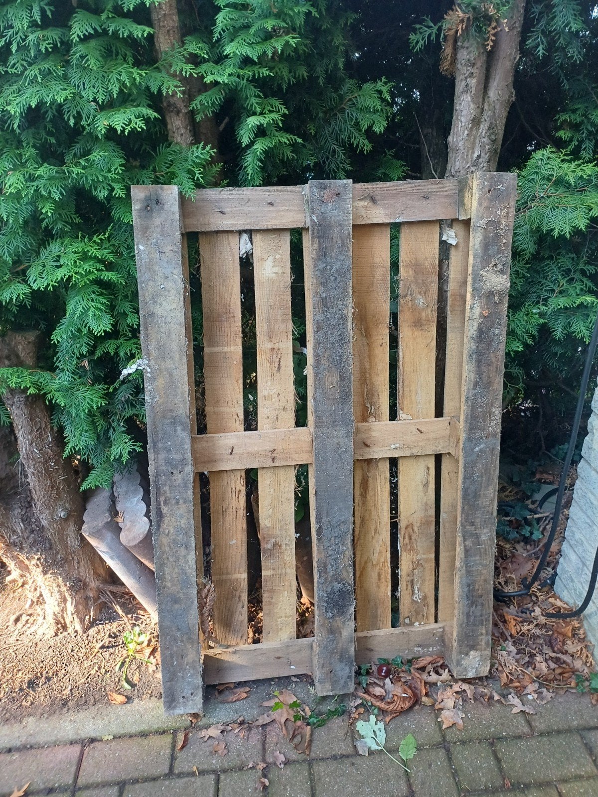 Gebruikte houten pallet - 1,5 jaar droog opgeslagen, Ophalen, 50 mm of meer, Pallet, Minder dan 200 cm