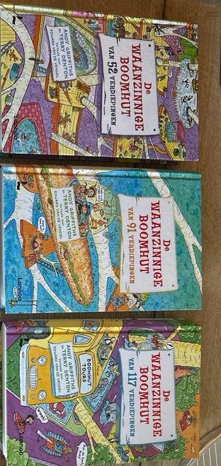 De Waanzinnige Boomhut serie - 3 boeken, Ophalen of Verzenden, Zo goed als nieuw, Fictie