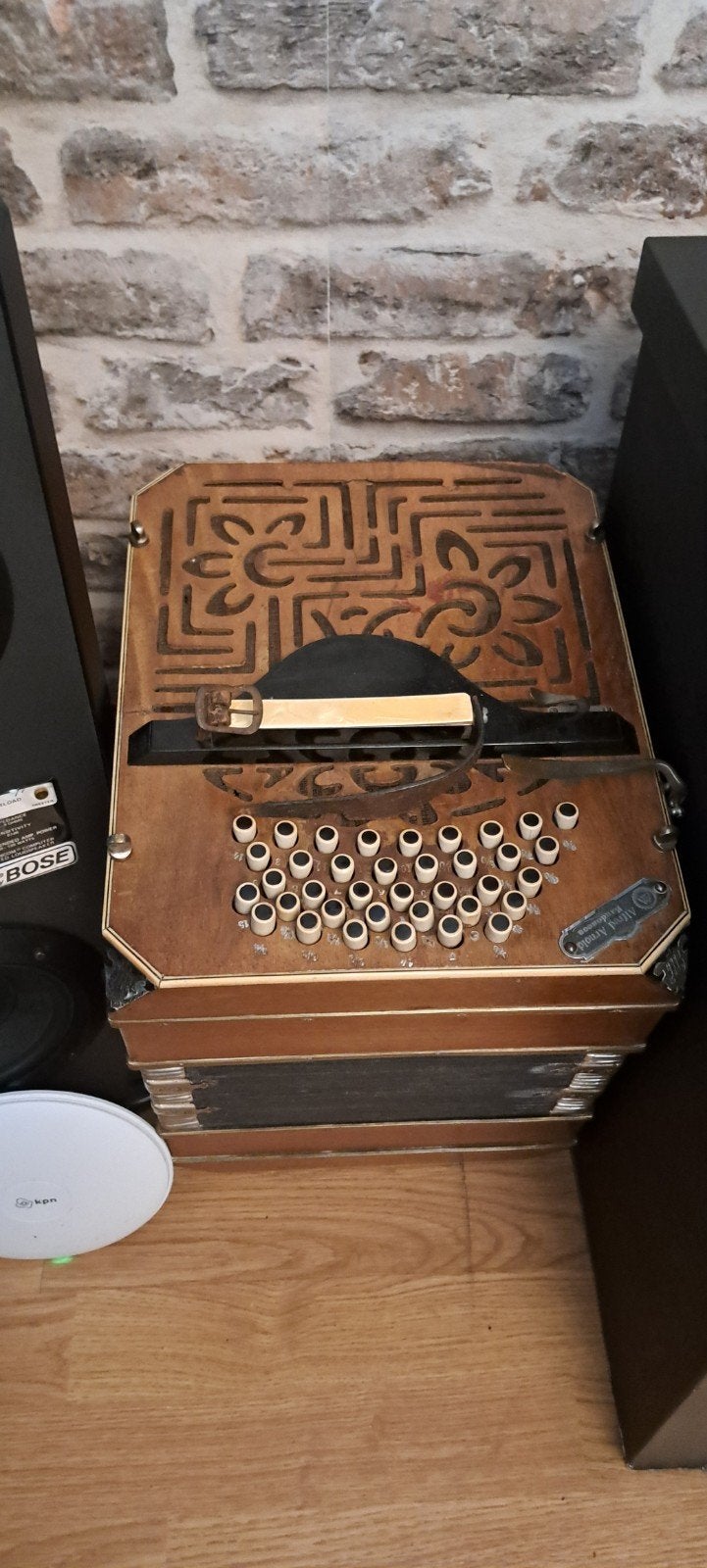 Antieke Alfred Arnold Bandoneon - Gebruikt, Ophalen of Verzenden, Gebruikt, 120-bas, Overige merken