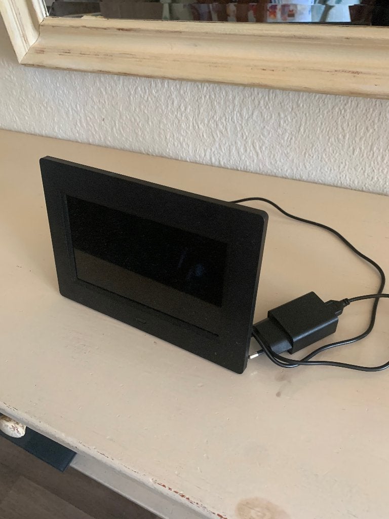 Digitale dementie/ seniorenklok, Ophalen, Gebruikt, Digitaal, Wekker of Tafelklok