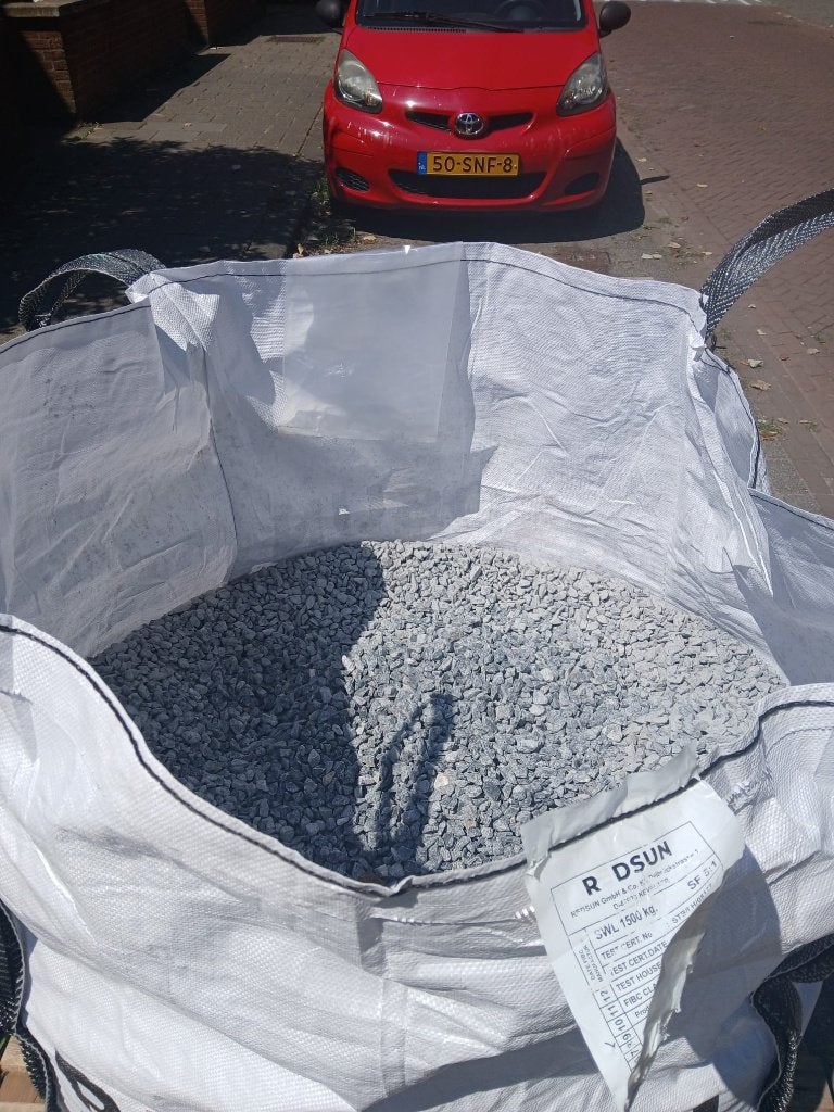 Ruim 300kg Ardenner Split Grijs 8-16 mm minibag Redsun, Ophalen, Nieuw, Split, Grijs