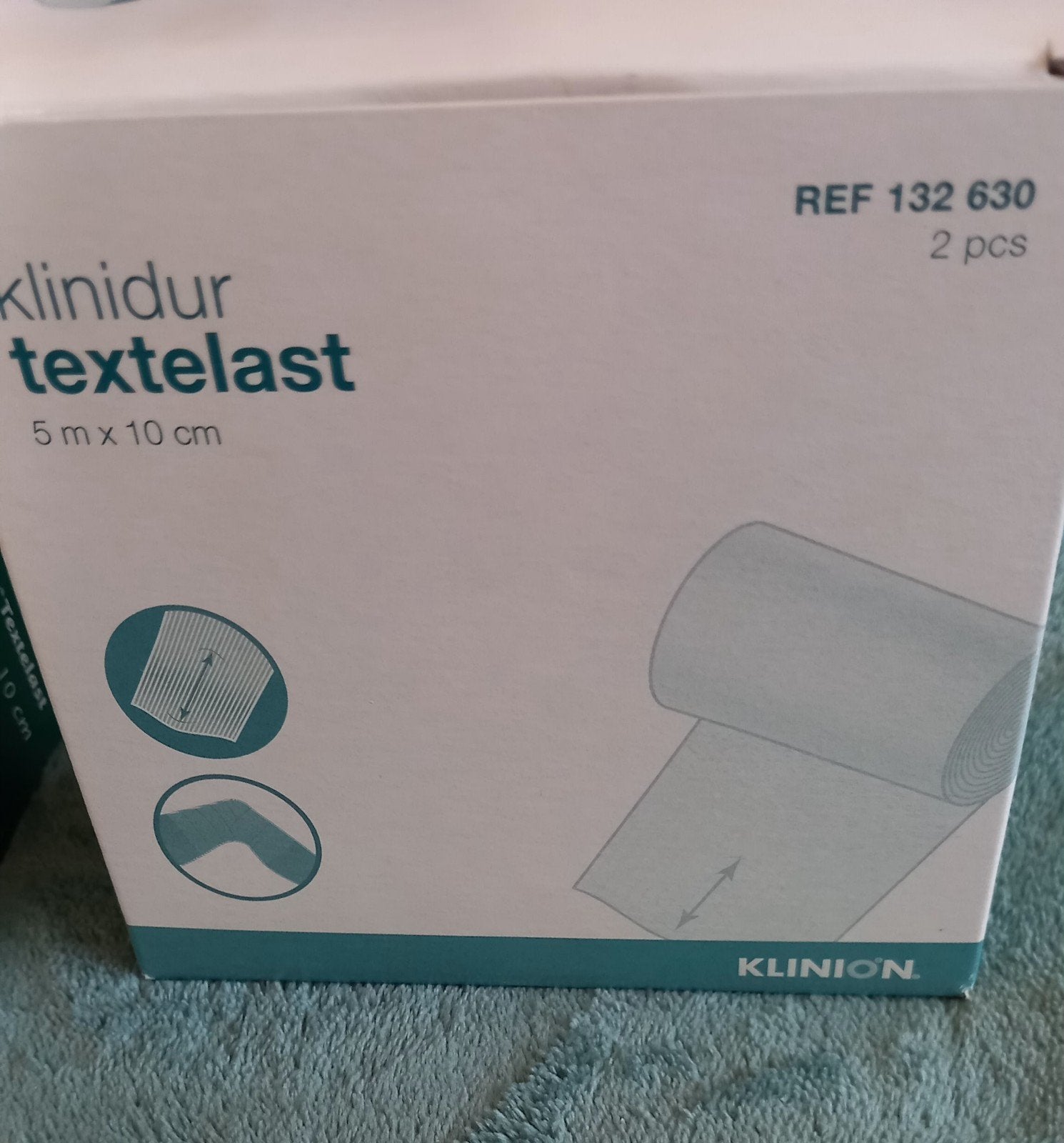 NIEUW 3 Doosjes/ 6 Rollen Klinidur Textelast Rek Zwachtel, Ophalen of Verzenden, Nieuw