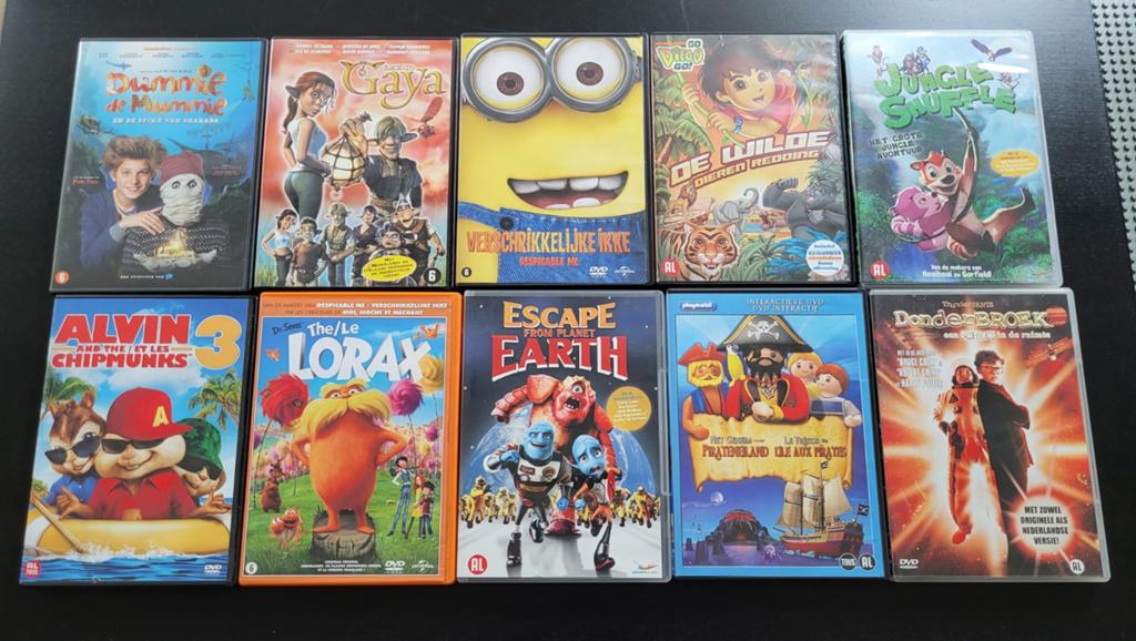 DVD los te koop (kids, actie, avontuur, thriller, fantasy), Alle leeftijden, Ophalen of Verzenden, Gebruikt