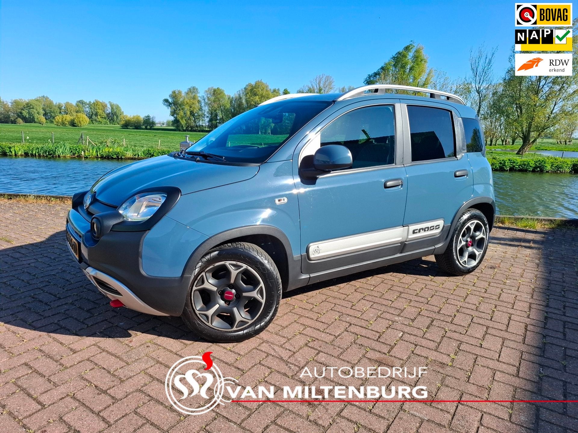 Fiat Panda 1.0 Hybrid Cross Airco Pdc Stoel- Voorruit verwar, Auto's, Stof, Euro 6, Panda, Origineel Nederlands