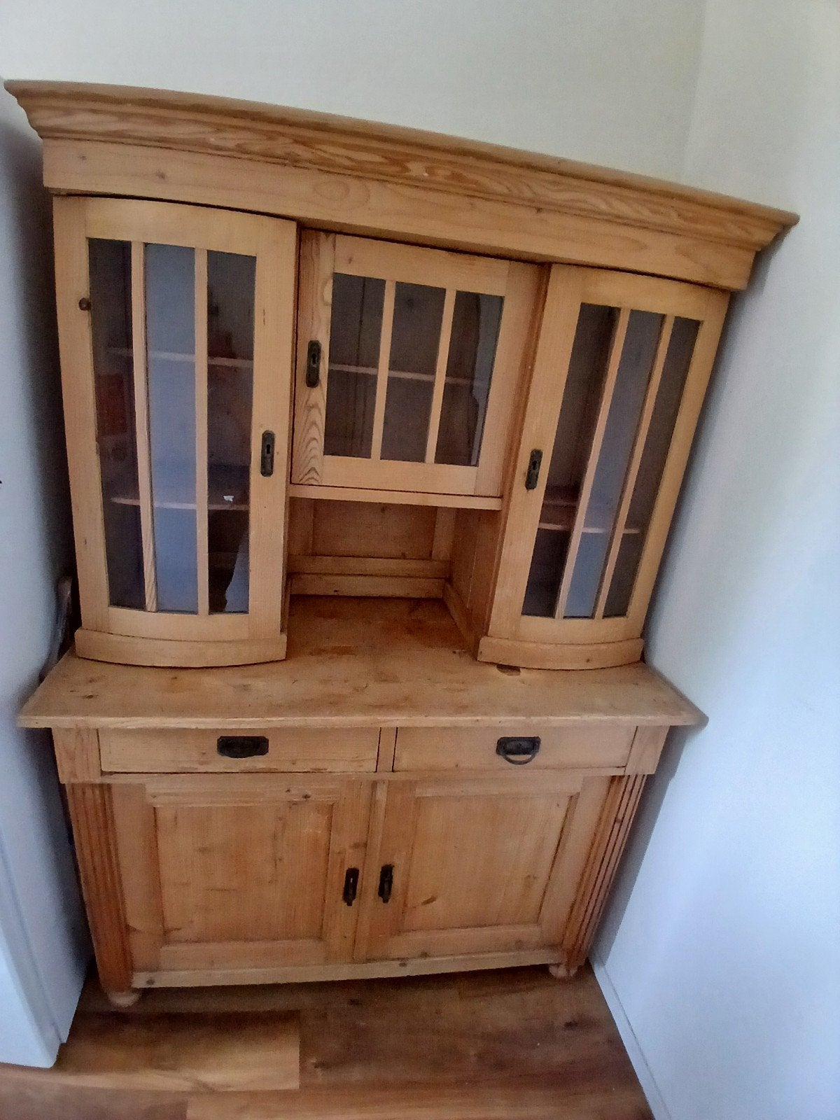 antiek grenen buffetkast, Huis en Inrichting, Kasten | Buffetkasten, Ophalen, Gebruikt, 25 tot 50 cm, Met deur(en)