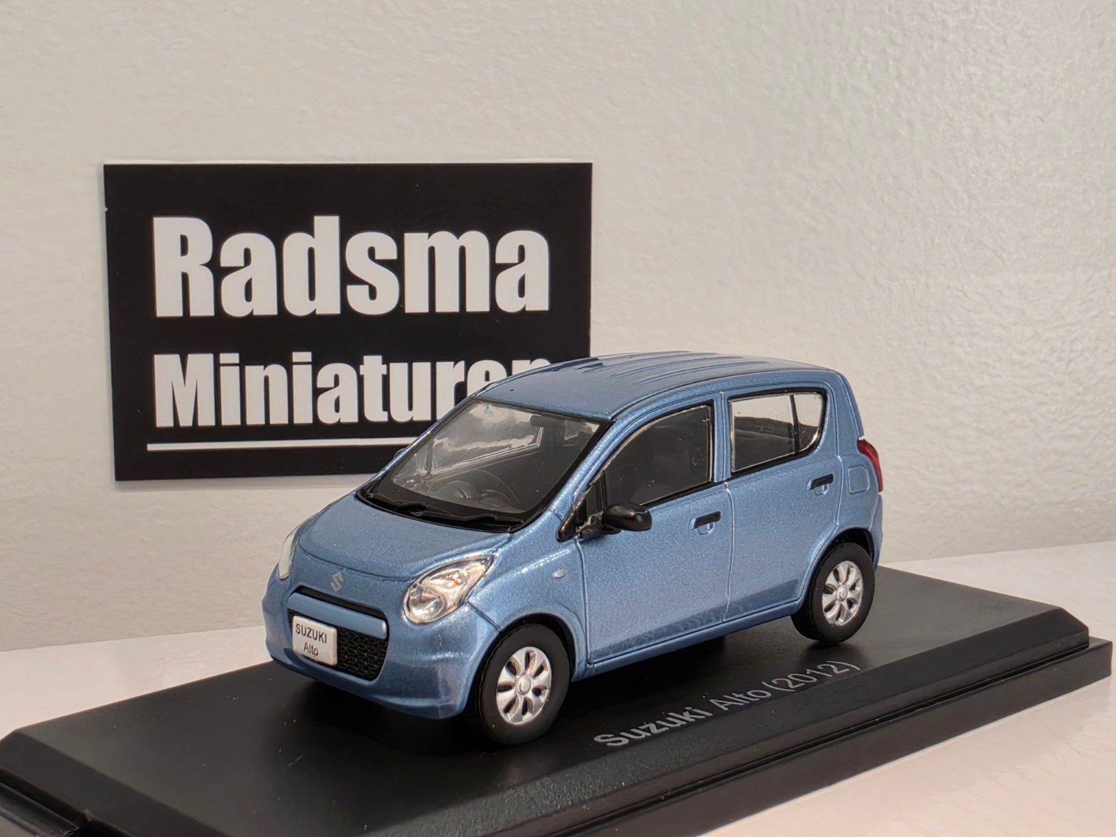 Suzuki Alto - 2012 Blauw - 1:43 Norev Japan, Norev/ixo Japan collection, Auto, Norev, Ophalen of Verzenden