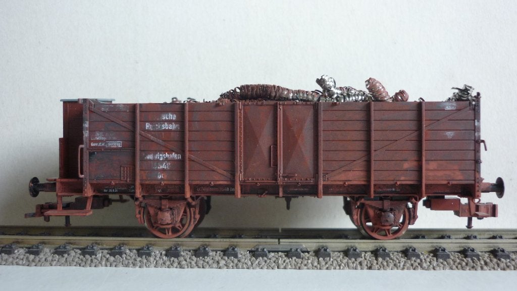 Fleischmann H0 DR hogebakwagon, Gebruikt, Gelijkstroom, Fleischmann, Wagon