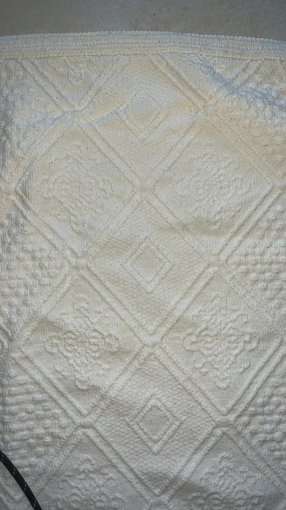 Mooie sprei of kleed met ruitpatroon, Gebruikt, 150 tot 200 cm, 200 cm of meer, Ophalen of Verzenden