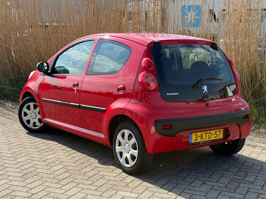 Peugeot 107 1.0-12V XS Airco Elektrische Ramen 5d Nieuwe Apk, Voorwielaandrijving, Euro 5, Stof, Gebruikt