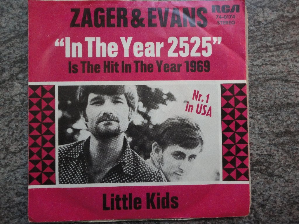 Zager & Evans - In the year 2525 Germany 1969 FH, Gebruikt, Fotohoes, 7 inch, Ophalen of Verzenden