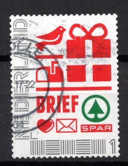 gestempelde zegel. persoonlijke:  SPAR, Postzegels en Munten, Ophalen of Verzenden, Na 1940, Gestempeld