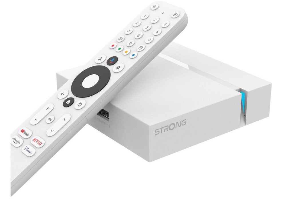 Strong Leap-S3 Android TV Box - 4K Ultra HD - Google TV, Ophalen of Verzenden, Nieuw, HDMI, Zonder harde schijf