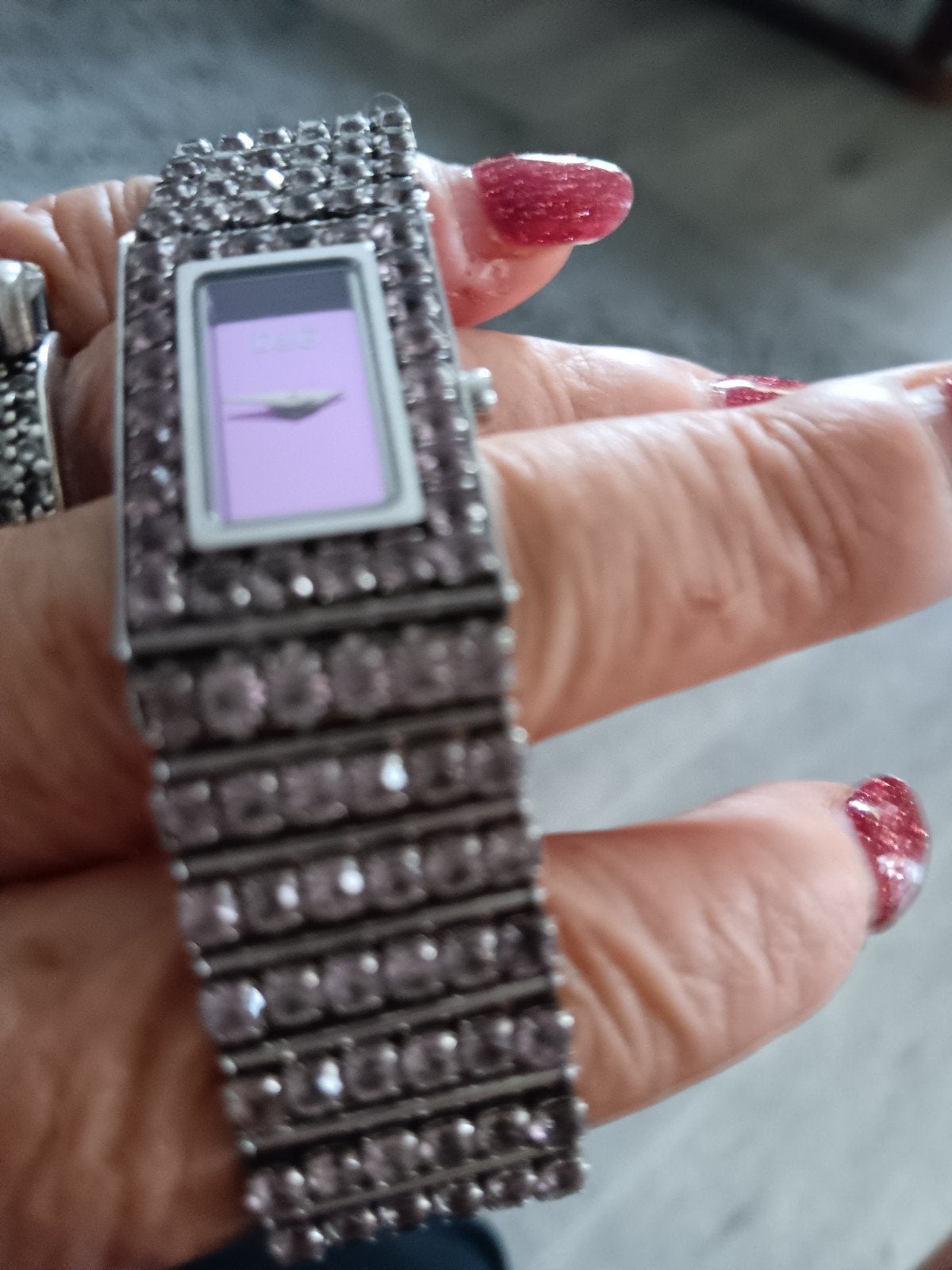 dames horloge maat 19, Staal, Staal, Polshorloge, Ophalen of Verzenden