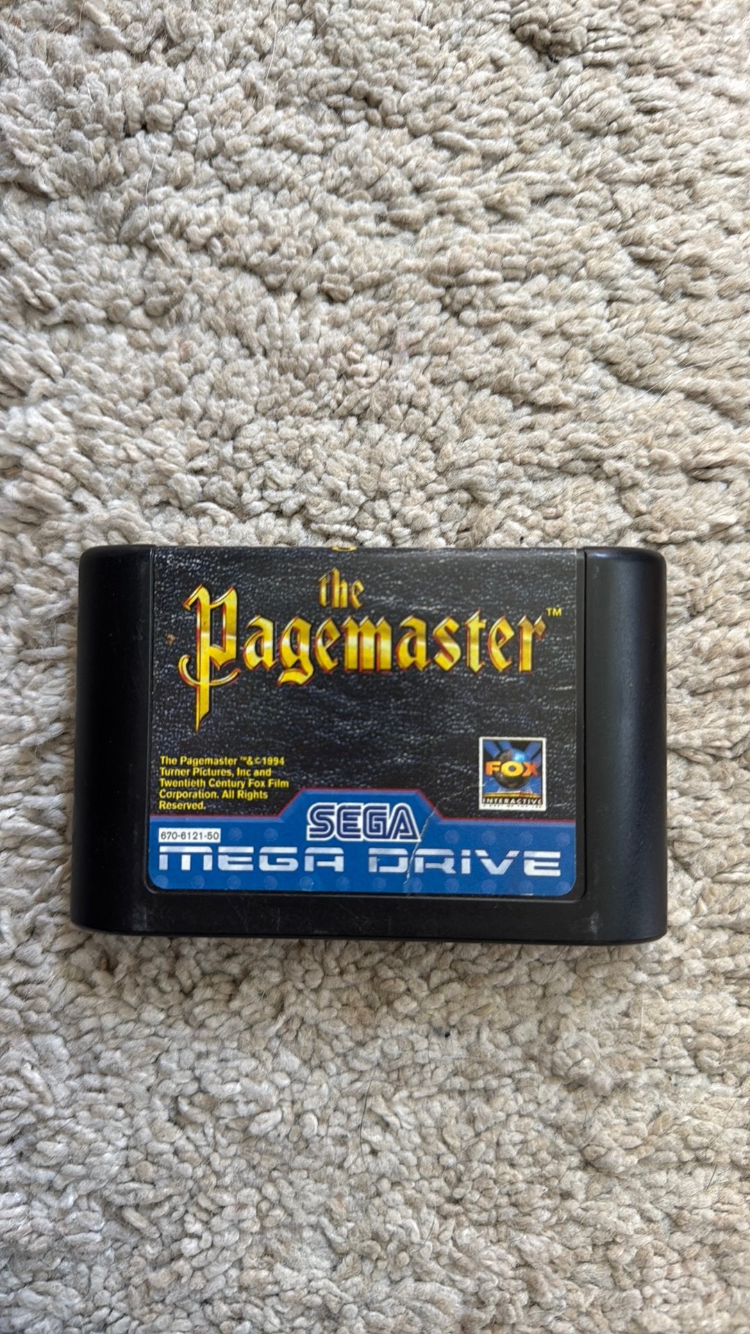 The pagemaster sega mega drive, Avontuur en Actie, 1 speler, Ophalen of Verzenden, Zo goed als nieuw