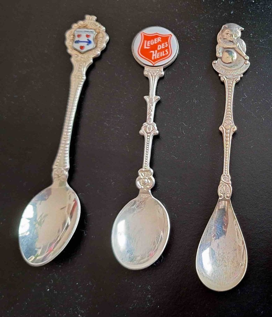 Verzilverde theelepels, Antiek en Kunst, Ophalen of Verzenden