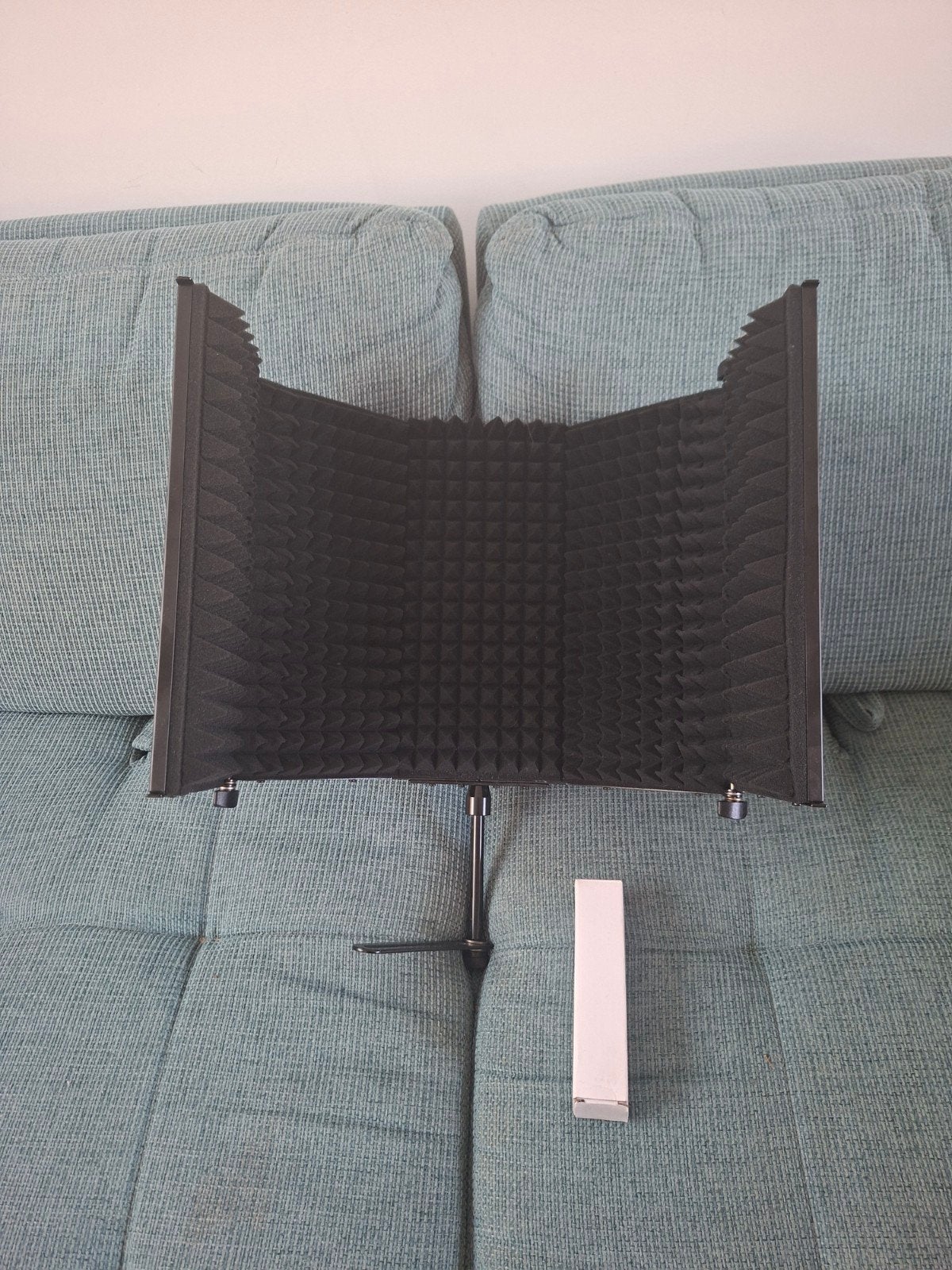 Microfoon isolatiescherm met standaard, Ophalen of Verzenden, Zo goed als nieuw