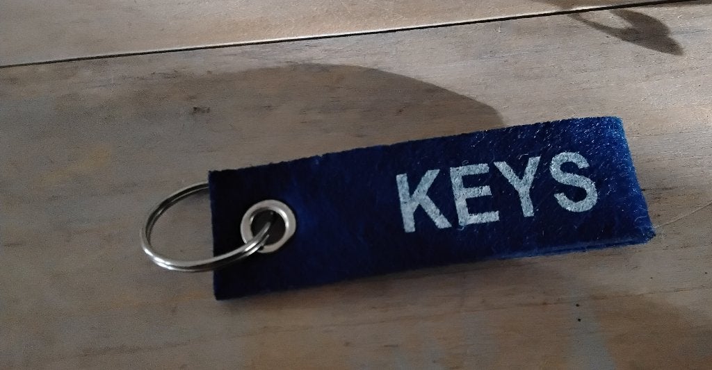 Vilten sleutelhanger - keys - nieuw, Ophalen of Verzenden, Nieuw, Overige typen
