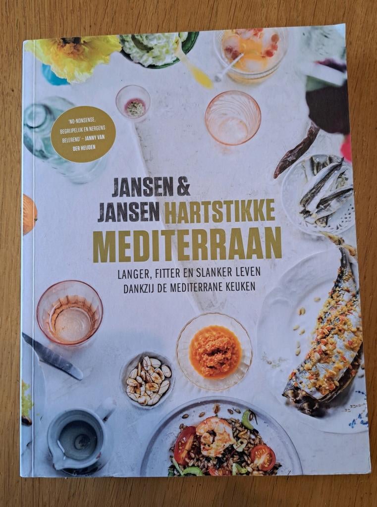Kookboek Jansen & Jansen - Hartstikke Mediterraan, Ophalen of Verzenden, Zo goed als nieuw