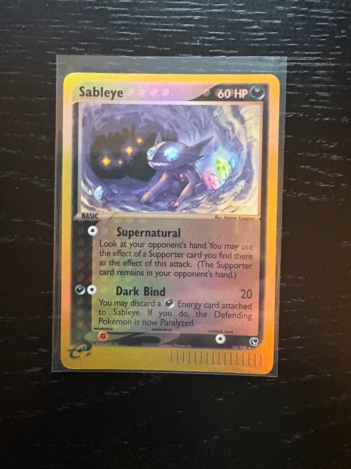 Sableye reverse holo (10/100), Ophalen, Zo goed als nieuw