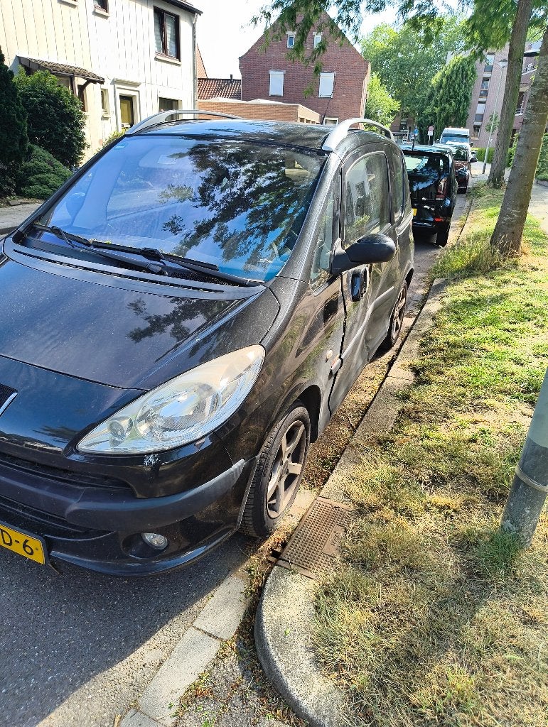 Peugeot 1007 1.6 16V 2008 Zwart, Auto's, Peugeot, Voorwielaandrijving, Stof, 1090 kg, Zwart