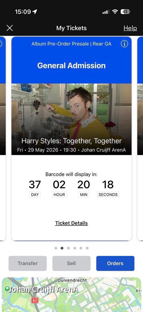 Harry Styles - 2x Staanplaatsen (Rear GA) - 29 mei, Twee personen, Mei