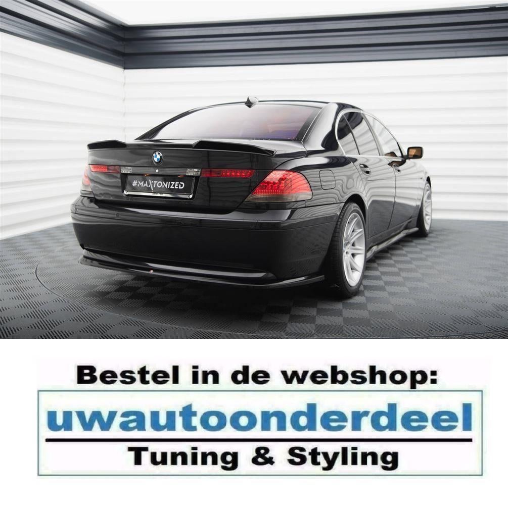 Maxton Design Spoiler Splitter Lip Bmw 7 Serie E65, Auto diversen, Tuning en Styling, Verzenden