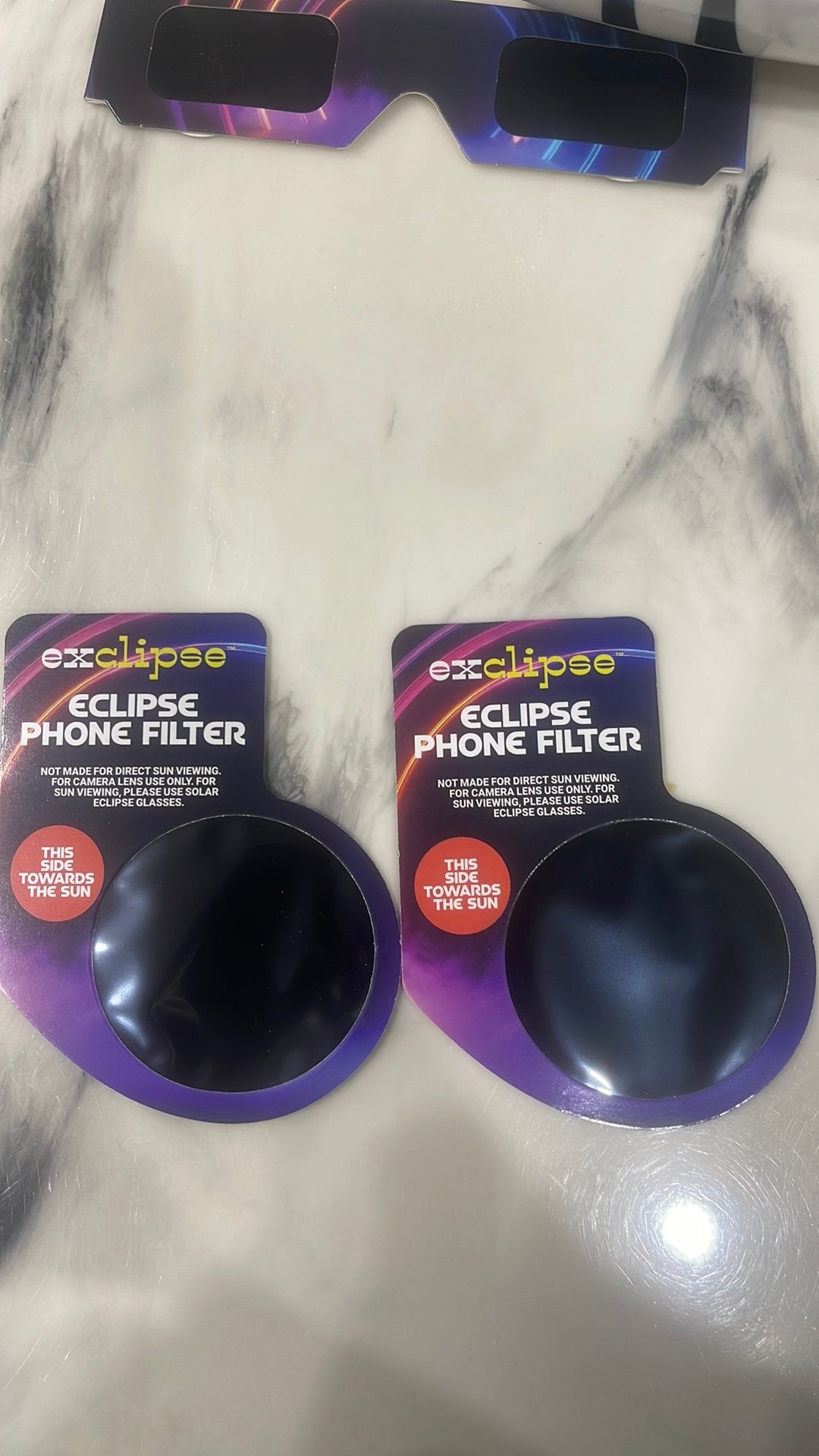 Exclips phone filter - per stuk, Kleding | Heren, Carnavalskleding en Feestkleding, Ophalen, Zo goed als nieuw