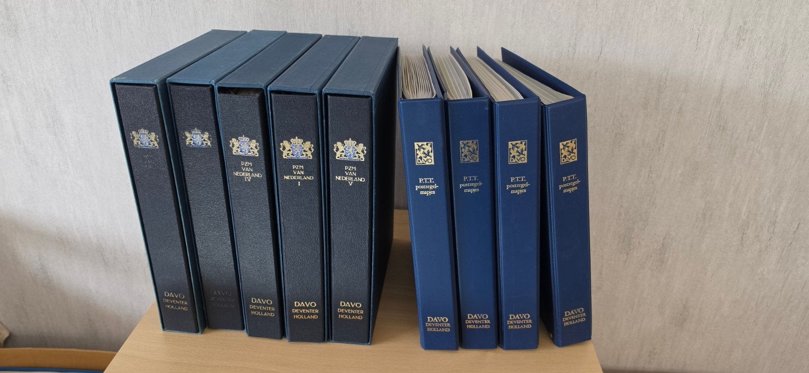 Verzameling P.T.T  Postzegelmapjes, Ophalen of Verzenden, Nederland