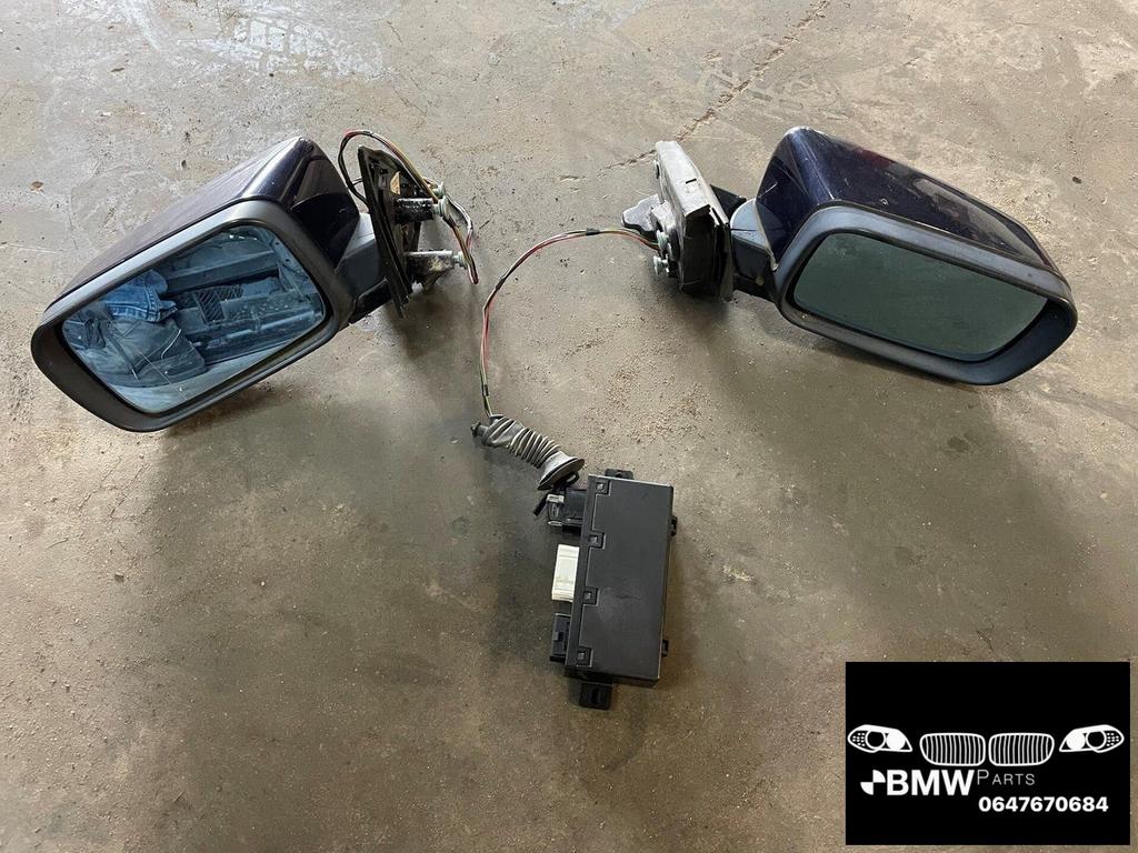 Spiegel links rechts Bmw 5-Serie E39 facelift orient blauw, Gebruikt, -, -, Ophalen of Verzenden