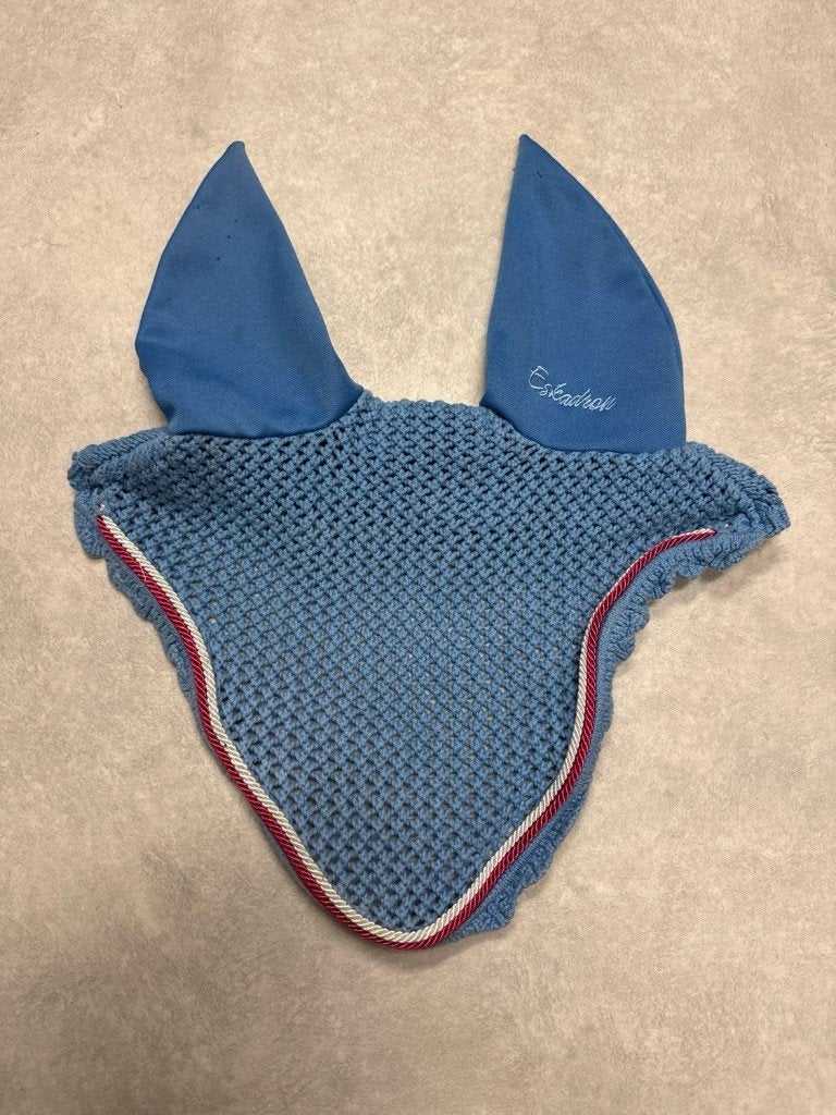 Eskadron oornetje blauw cob, Dieren en Toebehoren, Paarden en Pony's | Hoofdstellen en Tuigage, Ophalen of Verzenden, Gebruikt