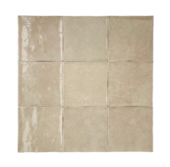 Wandtegels glanzend kleur taupe 10x10cm, Ophalen, Nieuw, Minder dan 20 cm, Minder dan 5 m²