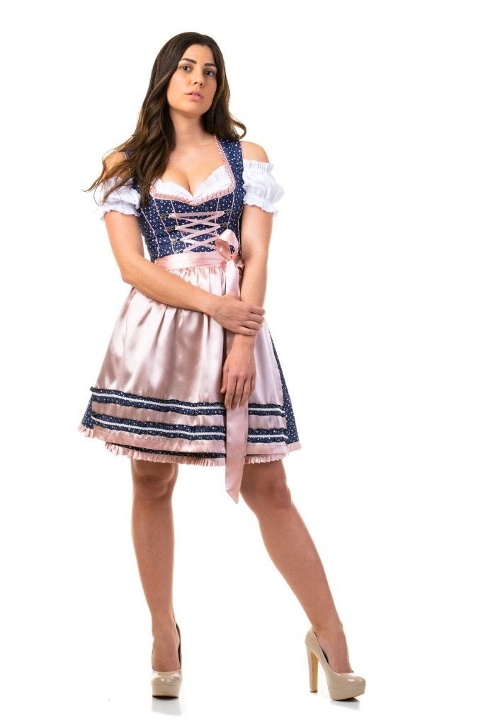 3-delige katoenen dirndl maat 34 tm 44 NIEUW, Carnaval, Nieuw, Ophalen of Verzenden, Kleding