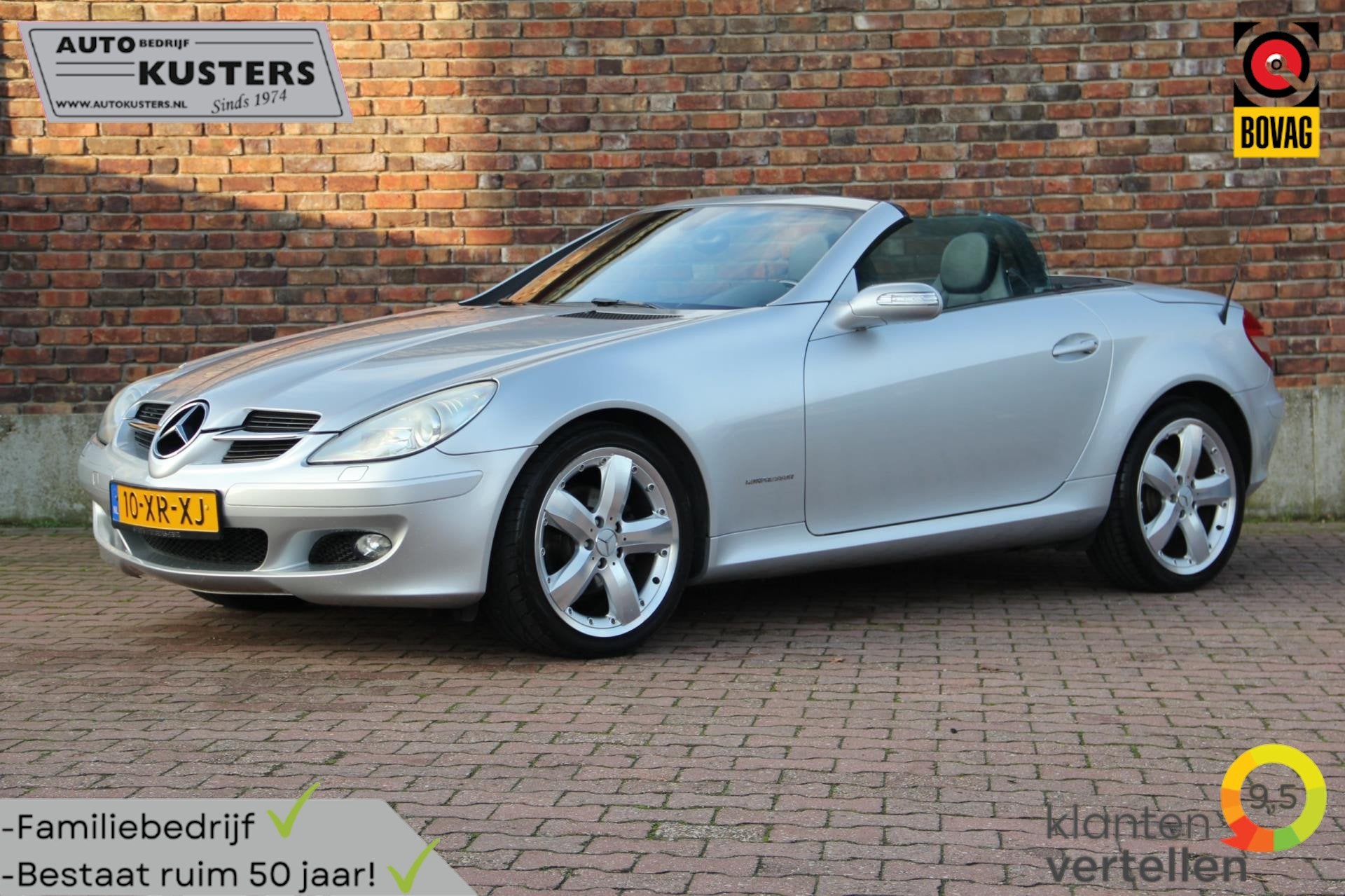 Mercedes-Benz SLK-klasse 200 | Onderhoud Aanwezig | Vol Lede, Achterwielaandrijving, Gebruikt, Zwart, 4 cilinders