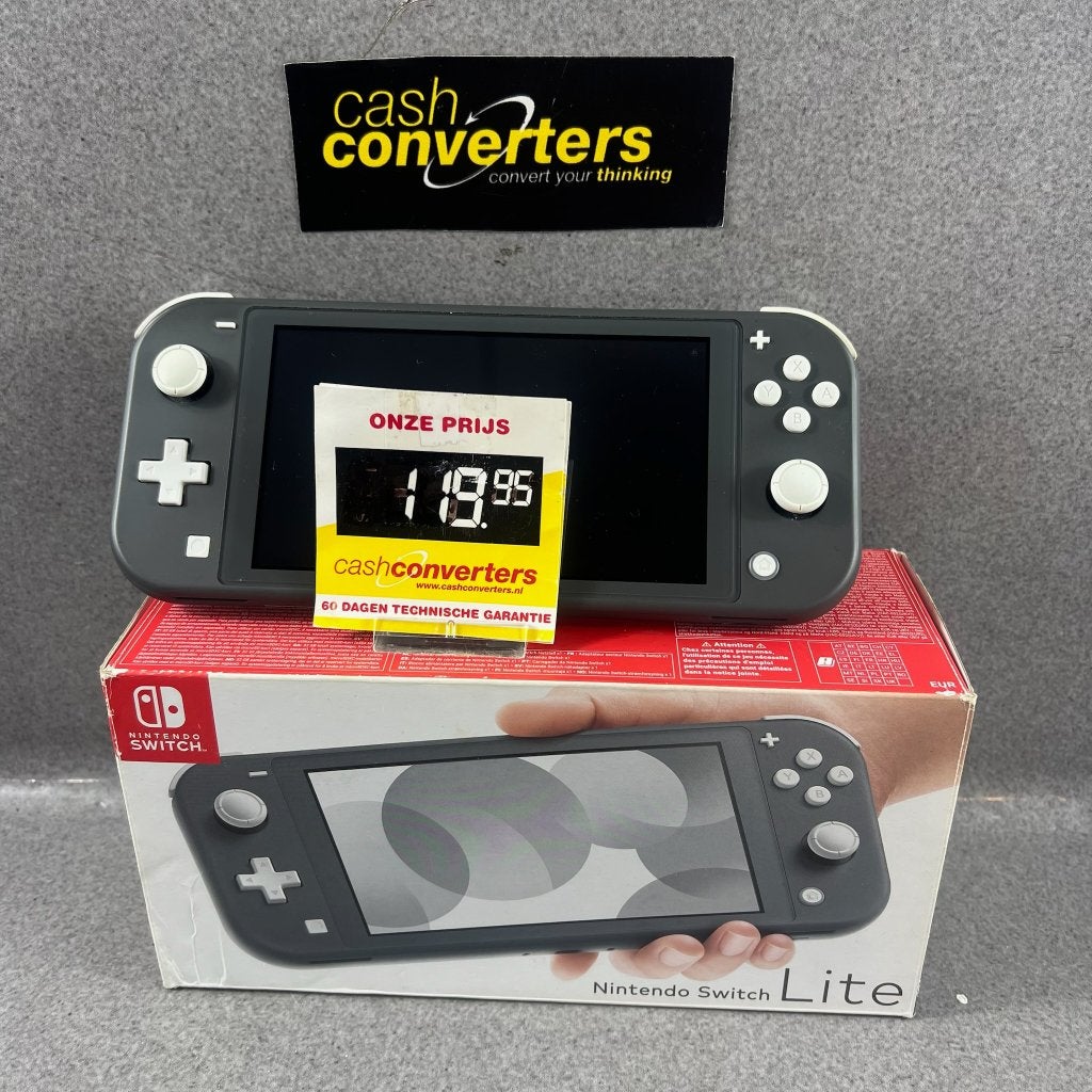 Nintendo Switch Lite | grijs | in doos met adapter | 411860