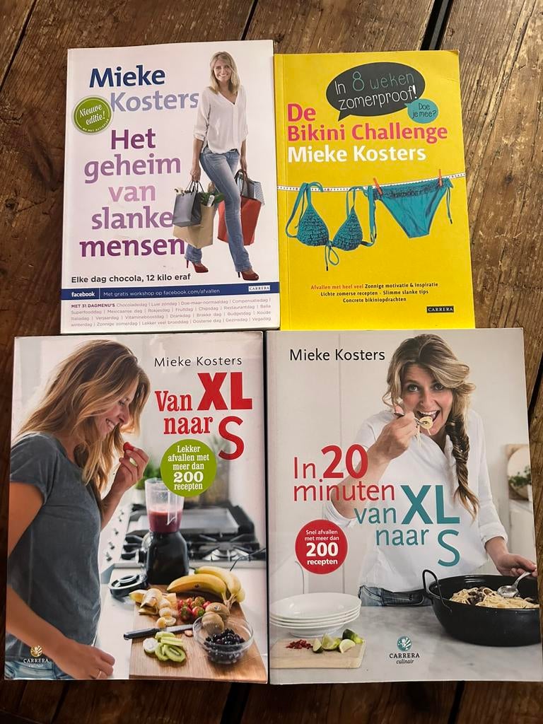 Mieke kosters afslankboeken, Ophalen of Verzenden, Zo goed als nieuw