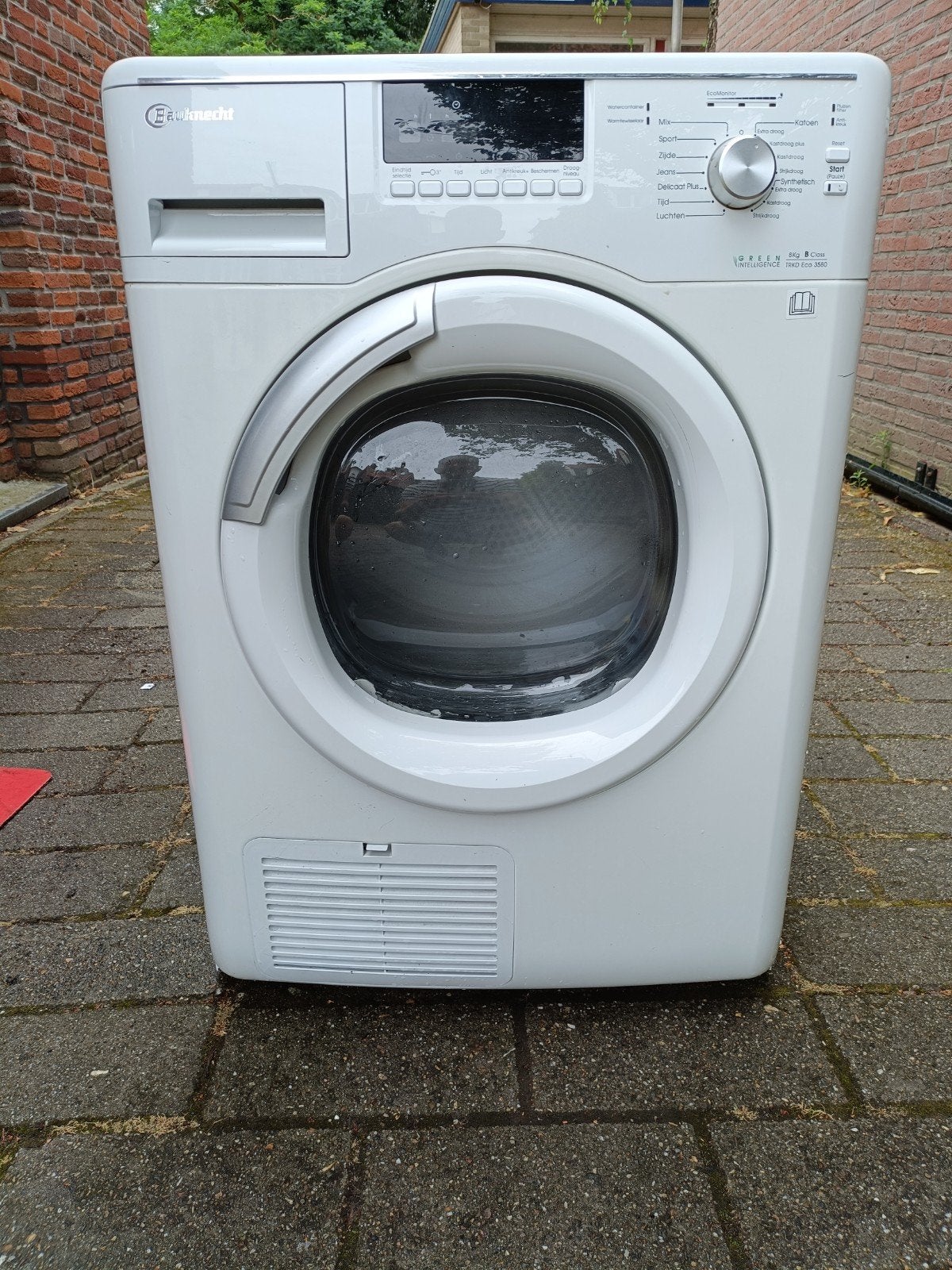 Bauknecht TKRS Eco 7B Condensdroger - 7 kg, 6 tot 8 kg, Gebruikt, Ophalen of Verzenden, Voorlader