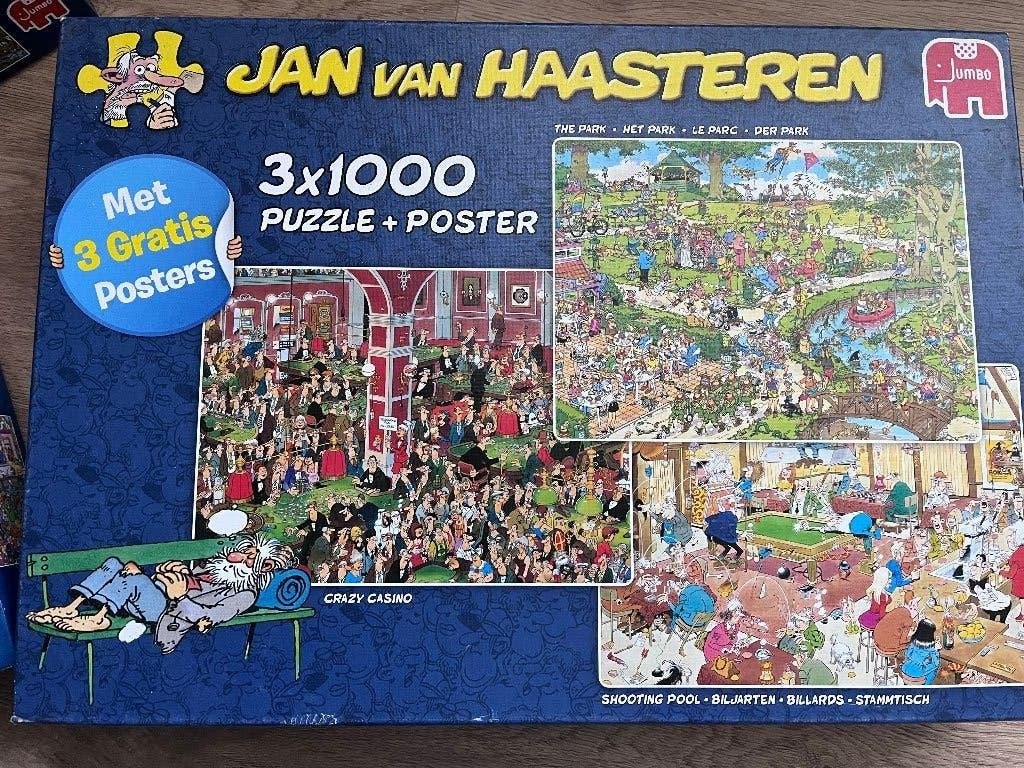 Jan van Haasteren puzzel, Hobby en Vrije tijd, Ophalen, 500 t/m 1500 stukjes, Zo goed als nieuw, Legpuzzel