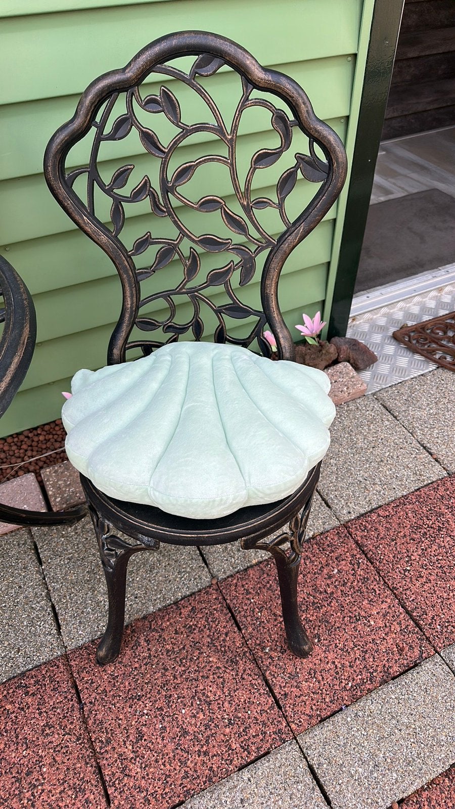 Decoratief Schelpkussen - Lichtgroen 2 voor 4.00€, Huis en Inrichting, Woonaccessoires | Kussens, Ophalen, Nieuw, Groen, Overige vormen