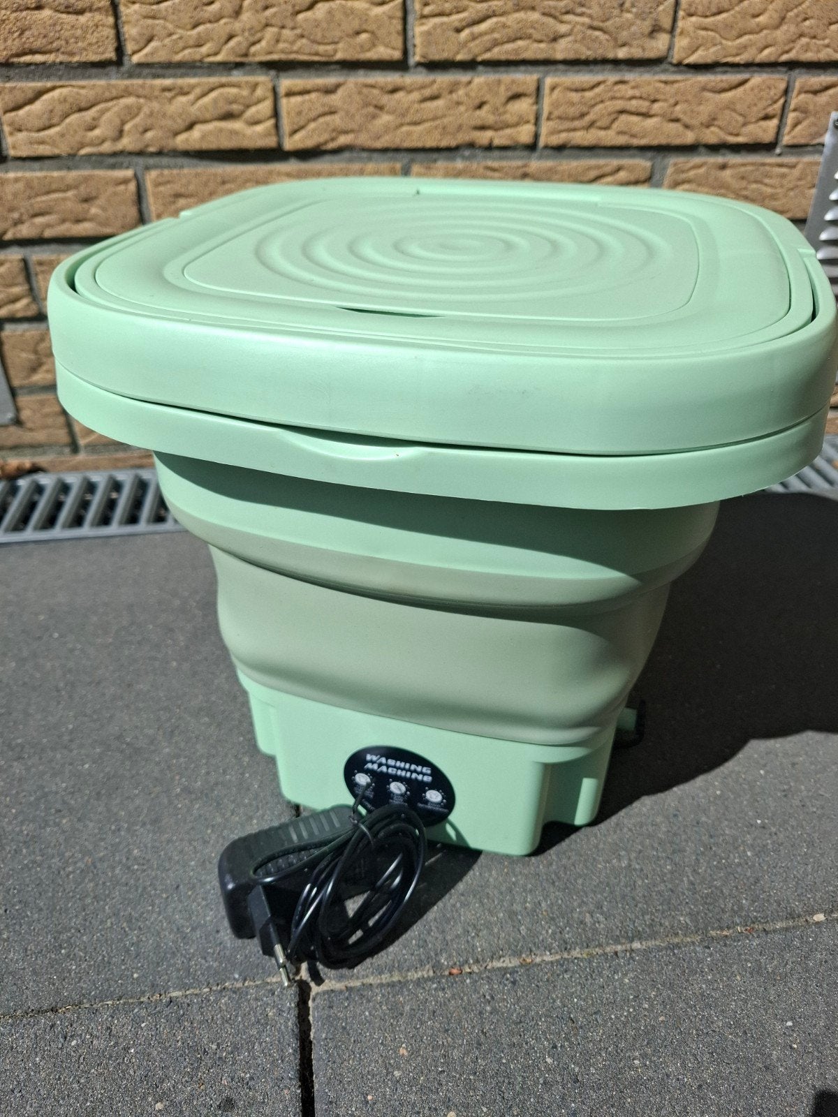 Draagbare opvouwbare mini wasmachine, Ophalen, Minder dan 1200 toeren, Minder dan 85 cm, Minder dan 4 kg