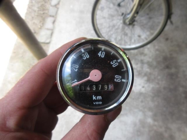 VDO 48mm teller, Ophalen of Verzenden, Gebruikt, Frame, Overige merken