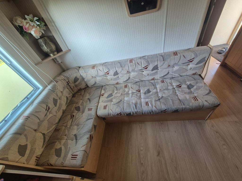 Comfortabele hoekbank voor stacaravan, Ophalen, Gebruikt