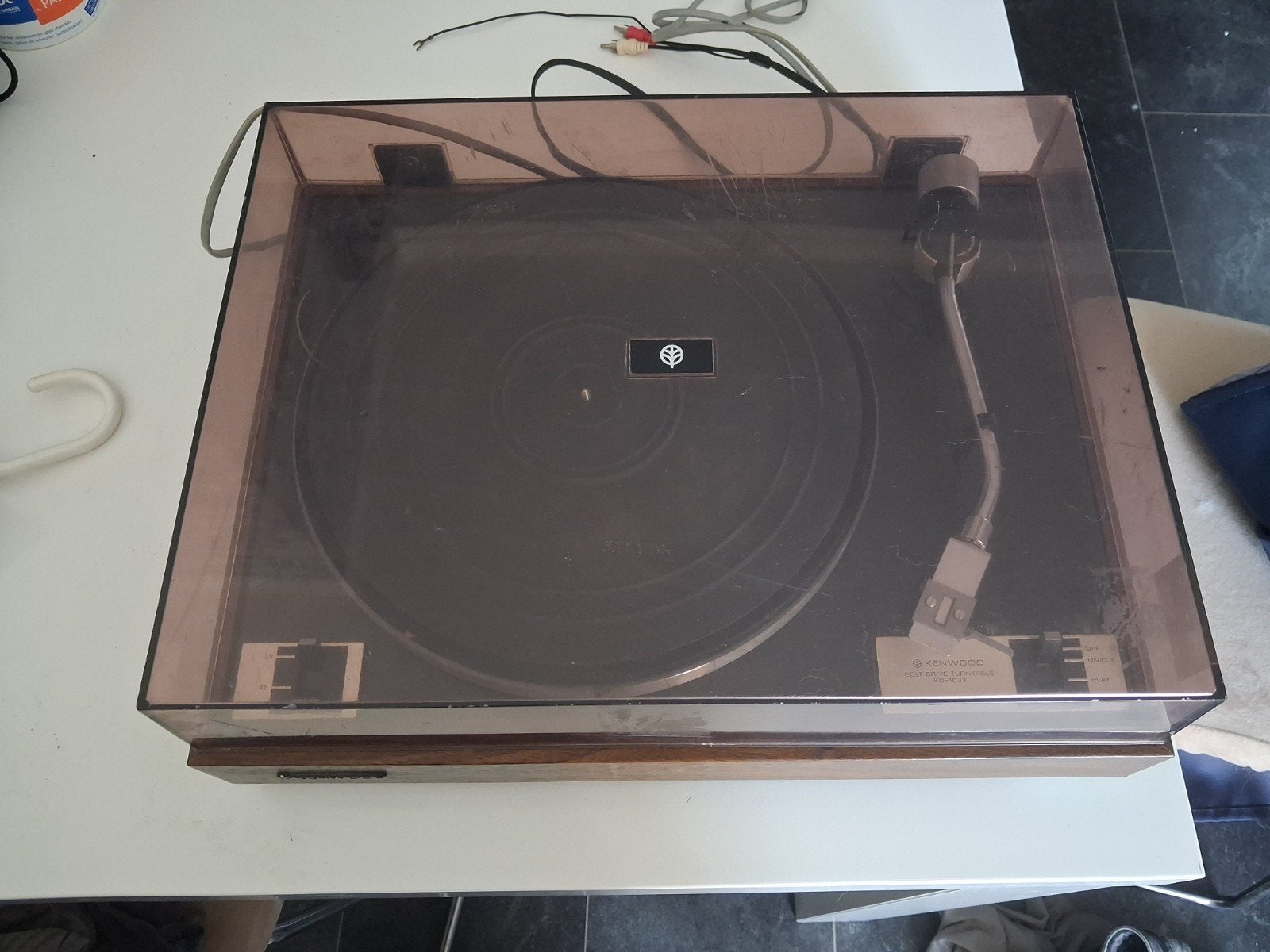 Kenwood KD-1033 Vintage Belt Drive Platenspeler, Ophalen of Verzenden