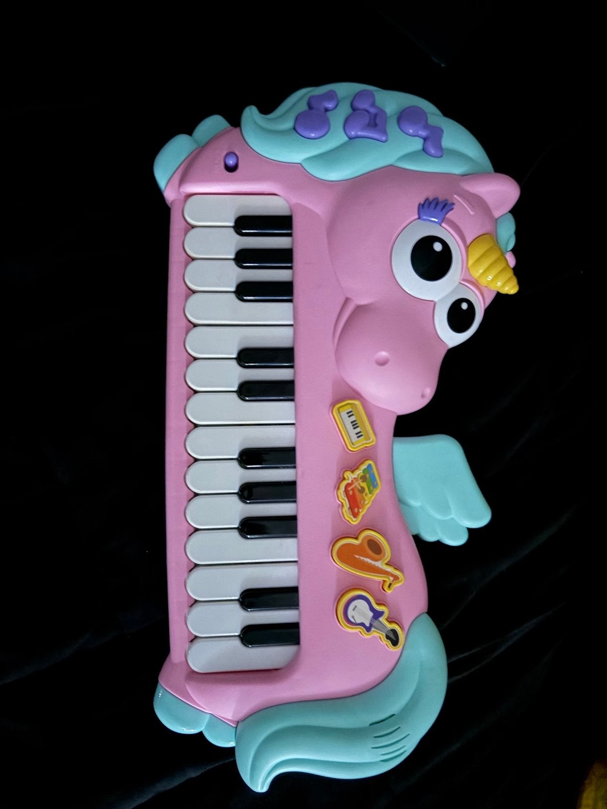 Eenhoorn piano met geluid voor kinderen, Ophalen of Verzenden, Zo goed als nieuw, Overige typen, Met geluid