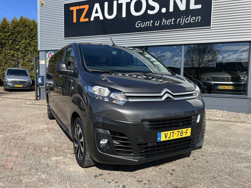 Citroën Jumpy 2.0 BlueHDI 120 XL/L3 Club (bj 2021), Gebruikt, 4 cilinders, Citroën, Leder en Stof