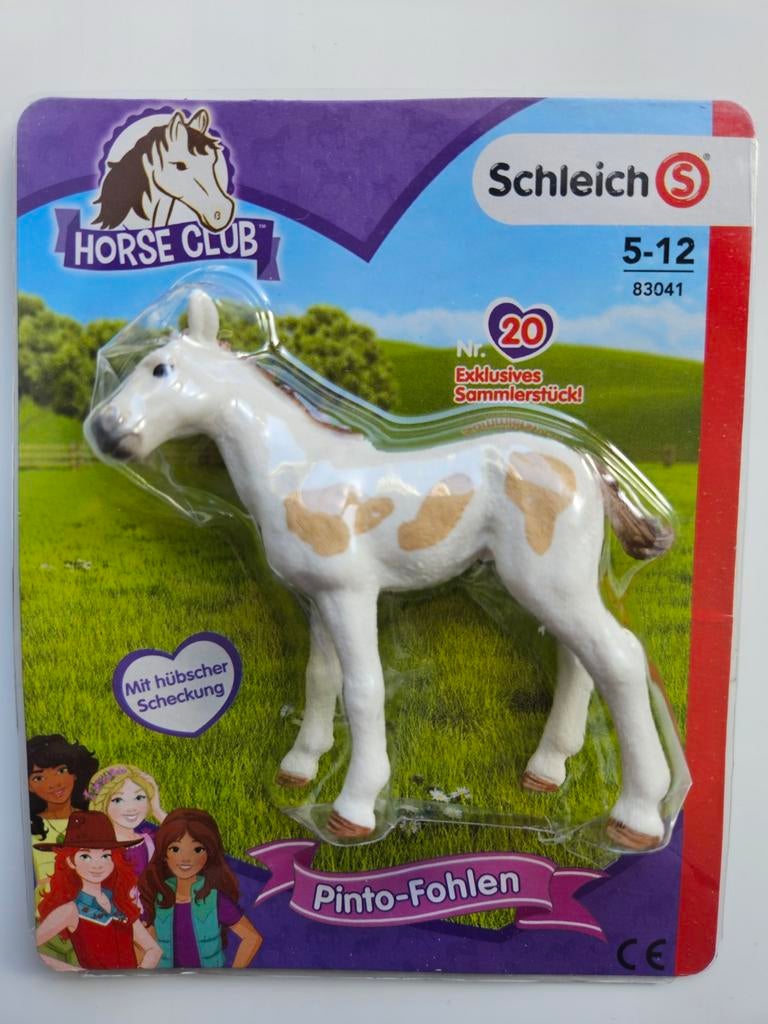 Schleich 83041 Pinto veulen Prinz, Ophalen of Verzenden, Zo goed als nieuw, Paard, Beeldje of Figuurtje