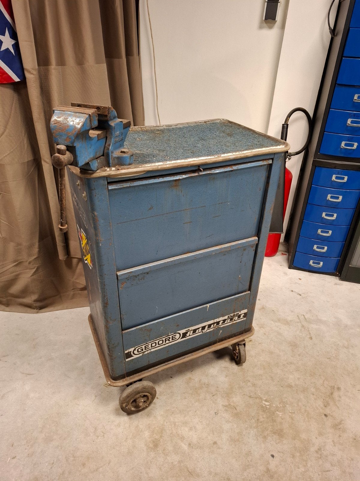 Gedore gereedschap kar (vintage), Ophalen, Gebruikt