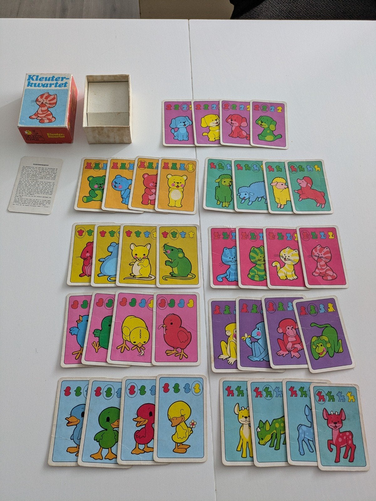 vintage kleuter kwartet, Ophalen of Verzenden, Gebruikt, Kwartet(ten)