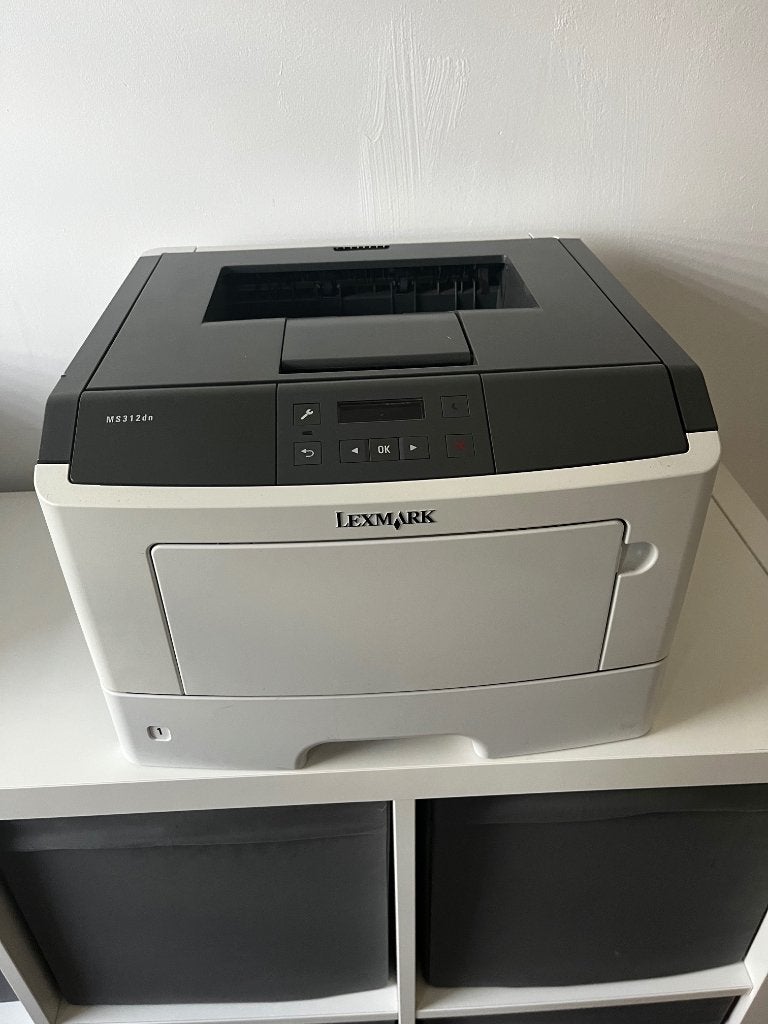 Laser printer Z/W. Lexmark MS312dn, Computers en Software, Ophalen, Zwart-en-wit printen, Lexmark, Printer